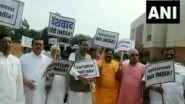 India News | BJP MPs Hold 'Quit India' Protest on Parliament Premises