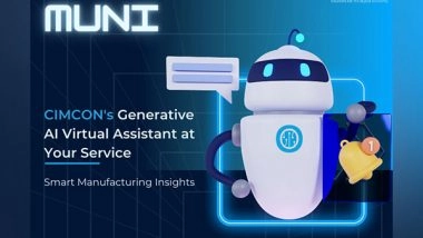 Business News | Introducing Muni: CIMCON Digital's Generative AI-Based Virtual Assistant That Will Transform Manufacturing Decision-Making