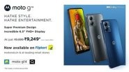 Business News | Moto G14: The Sub 10k Segment to Go on Sale Starting 8th August on Flipkart and Leading Retail Stores at Just Rs. 9,999/-