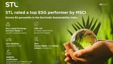 Business News | STL Rated a Top ESG Performer by MSCI; Made Significant Advances in EcoVadis Sustainability Index