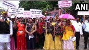 India News | Tribal People Take out Rally in Traditional Costumes to Protest Against Atrocities on Tribals in MP&rsquo;s Indore