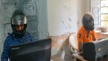 India News | Telangana: Staffers at Govt Office Wear Helmets at Work, Know Why