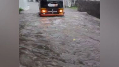 India News | Uttarakhand: Heavy Rains Cause Severe Waterlogging in Rishikesh, SDRF Rescue 50 People