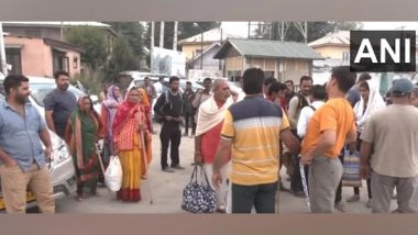 India News | J-K: New Batch of Pilgrims Embarks on Amarnath Yatra After Temporary Suspension