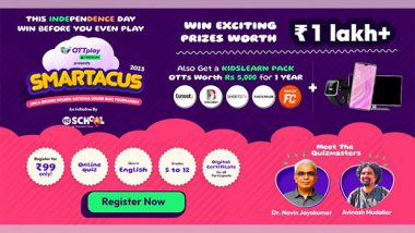 Business News | OTTplay Premium Presents Smartacus 2023: The Ultimate Independence Day Quiz for Young Minds by HT School