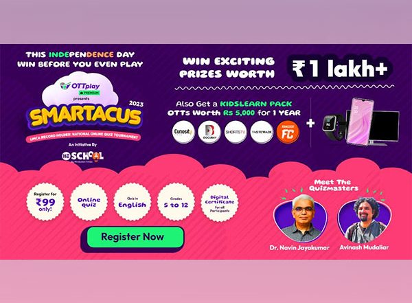 Business News | OTTplay Premium Presents Smartacus 2023: The Ultimate Independence Day Quiz for Young Minds by HT School