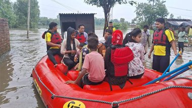 India News | Uttarakhand Rain: Several Houses Submerged in Flood Waters in Rudrapur, Rescue Operation Underway