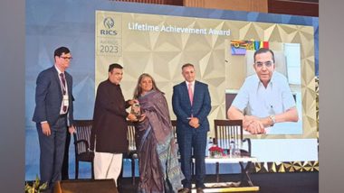 Business News | Indian Real Estate Entrepreneur Subhash Runwal Receives the Lifetime Achievement Award at the RICS South Asia Awards