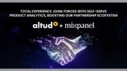 Business News | Altudo Joins Forces with Leading Event Analytics Company, Mixpanel
