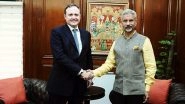 World News | EAM Jaishankar, UK Minister Discuss Ways to Make India-UK Partnership More Productive
