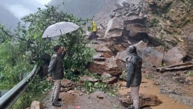 India News | Uttarakhand: Guptkashi-Gaurikund Highway Blocked for Traffic Due to Landslide