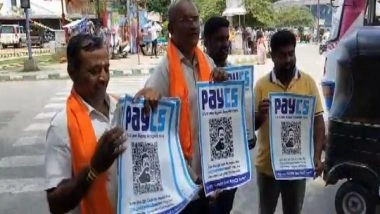 India News | BJP Workers Taken into Preventive Custody for Pasting 'PayCS' Posters Against Karnataka Minister