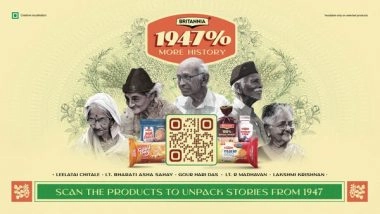 Business News | Britannia's 1947% More History Campaign is an Ode to India's Living Freedom Fighters