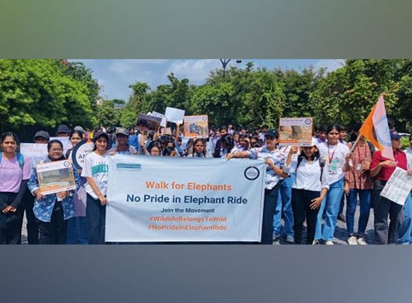 Business News | End Elephant Rides, Urges World Animal Protection During Citizens' Walk to Rajasthan Chief Minister on Occasion of World Elephant Day
