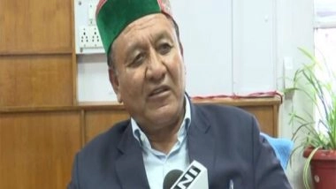 India News | HP Minister Hands over Rs 2.5 Lakh Cheque for Flood Relief on Behalf of Horticulture Services Association