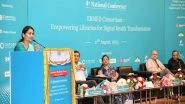 India News | MoS Bharati Pravin Pawar Inaugurates National Conference on Electronic Resources in Medicine Consortium