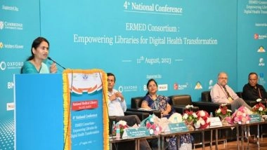India News | MoS Bharati Pravin Pawar Inaugurates National Conference on Electronic Resources in Medicine Consortium