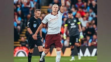 Sports News | Premier League: Haaland Scores Brace as Manchester City Kickoff Title Defence with 3-0 Win over Burnley