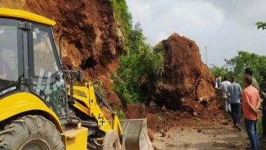 India News | Himachal: National Highway 5 Closed at Chakki Mod Due to Landslide Near Parwanoo