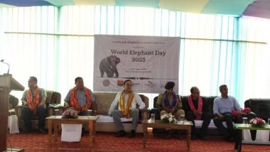 India News | Forest Departments of Assam, Meghalaya Celebrate World Elephant Day Together in North Garo Hills