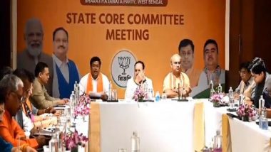 India News | JP Nadda Holds Key Meeting with West Bengal BJP Leaders