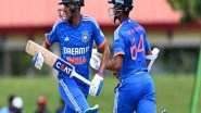 Sports News | Gill-Jaiswal Create Record for Joint-highest Opening Partnership for India in T20Is