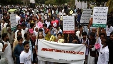 World News | Minority Rights March Held in Pakistan Against Forced Conversions