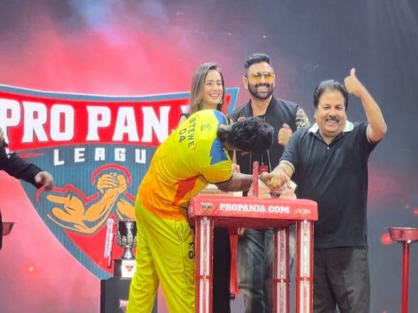 Entertainment News | Rajiv Shukla, Suniel Shetty, Preeti Jhangiani Grace Pro Panja League Finale