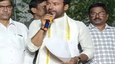 India News | Telangana: BJP Leader G Kishan Reddy Calls Upon People to Hoist Tricolour at Their Homes