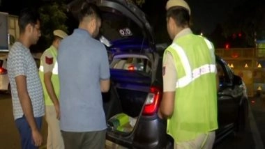 India News | Security Beefed Up in Delhi Ahead of Independence Day; Police Check Vehicles