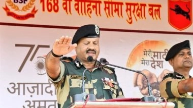 India News | BSF Chief on Punjab Frontier Visit to Review Security Situation Along India-Pakistan International Border