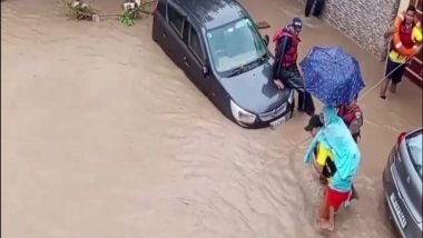 India News | Uttarakhand: Flood-like Situation in Rishikesh Due to Heavy Rains