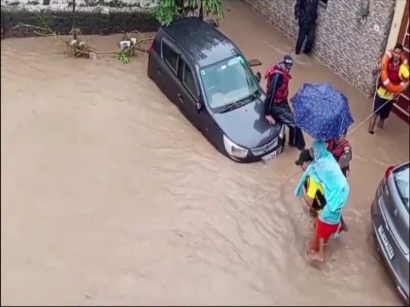 India News | Uttarakhand: Flood-like Situation in Rishikesh Due to Heavy Rains - Vimarsana News
