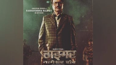 Entertainment News | Anupam Kher Shares First Look from the Film 'Tiger Nageswara Rao'