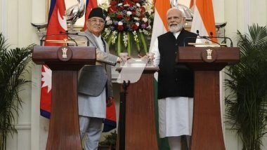 World News | Nepal PM Extends Greetings to India on 77th Independence Day