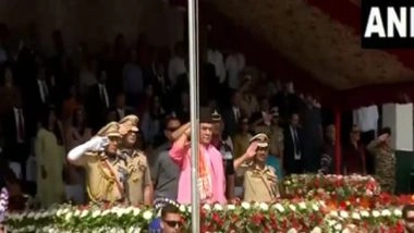 India News | J-K LG Manoj Sinha Hoists National Flag in Srinagar, Recalls His Dream of New J&K