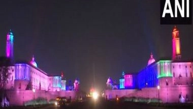 India News | Rashtrapati Bhawan, North Block and South Block Illuminated on Independence Day