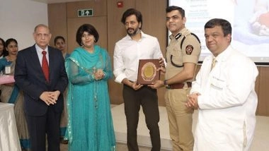Business News | Sir HN Reliance Foundation Hospital Conducts 'Walk for Life' with Organ Recipients; Riteish Deshmukh Joins Celebrations to Promote Organ Donation