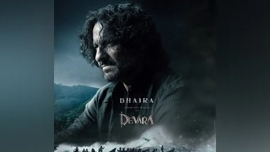 Entertainment News | Jr NTR Unveils Saif Ali Khan's First Look from 'Devara' on His 53rd Birthday