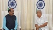 India News | Lok Sabha Speaker Om Birla Calls on Vice President Jagdeep Dhankhar