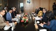 World News | Union Minister Mandaviya Holds Meeting with WHO Chief on Sidelines of G20 Health Ministers Meeting