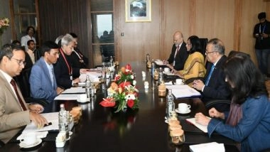 World News | Union Minister Mandaviya Holds Meeting with WHO Chief on Sidelines of G20 Health Ministers Meeting