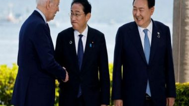 World News | US Expected to Expand South Korea and Japan Security Limit During Trilateral Summit