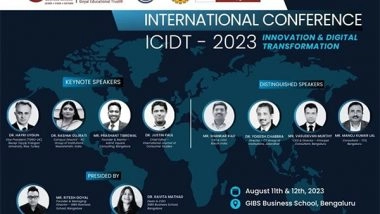 Business News | GIBS Business School and Partners Successfully Host the International Conference on Innovation and Digital Transformation (ICIDT) 2023