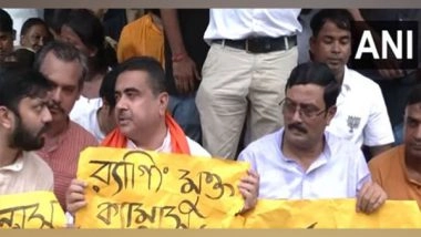 India News | Bengal BJP Protests Against Administrative Lapses in Jadavpur Student Death Case