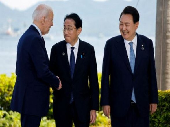 World News | Joe Biden to Host First-ever Trilateral Summit with Japan, South Korea Amid Shared Security Challenges