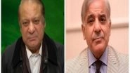 World News | Former Pakistan PM Shehbaz Sharif Reaches London; Meeting with Nawaz Sharif Scheduled