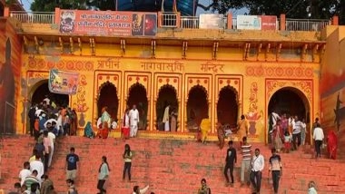 India News | Nag Panchami 2023: Devotees Throng Ancient Nag Vasuki Temple in UP's Prayagraj