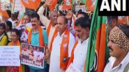 India News | Karnataka: BJP Protests Against Releasing Further Water from Cauvery River to Tamil Nadu
