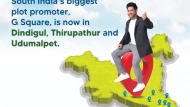 Business News | G Square Announces Expansion in Tier-II Cities- Dindigul, Udumalpet & Tirupathur